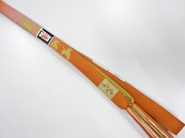 JAPANESE KIMONO / UNUSED KOREI HAND-TIED OBIJIME
